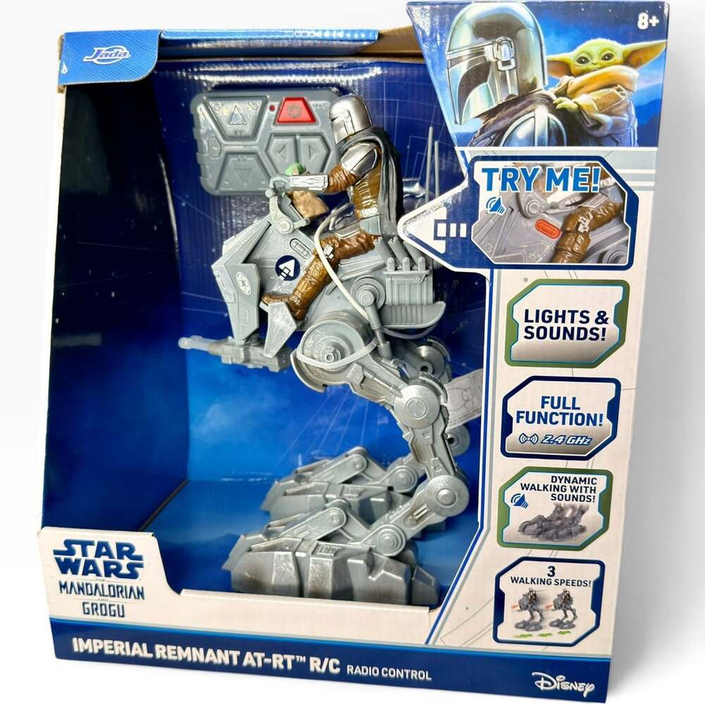 Star Wars Mandalorian Grogu Imperial Remnant AT-RT RC Jada Disney New Box